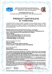 UPONOR CER Uni Pipe PLUS SYS MECH ITC 15-0048-V-AO-C CZ EN